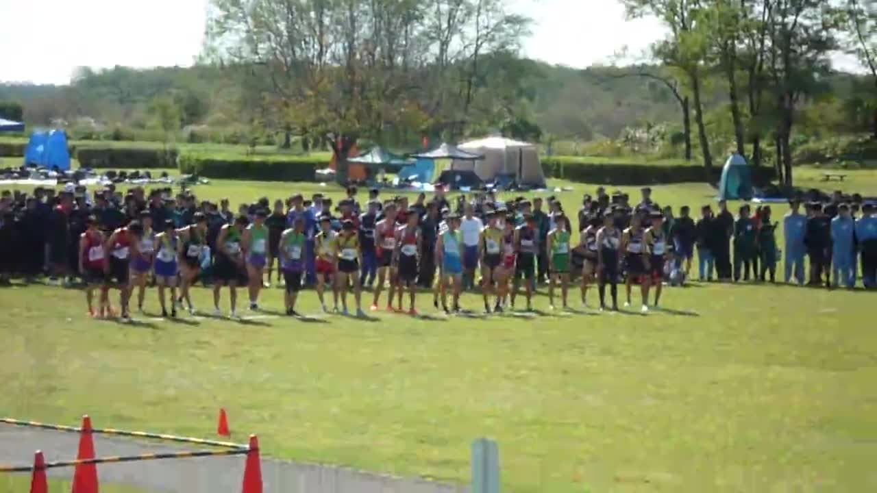 地区駅伝競走大会　男子の部　スタート